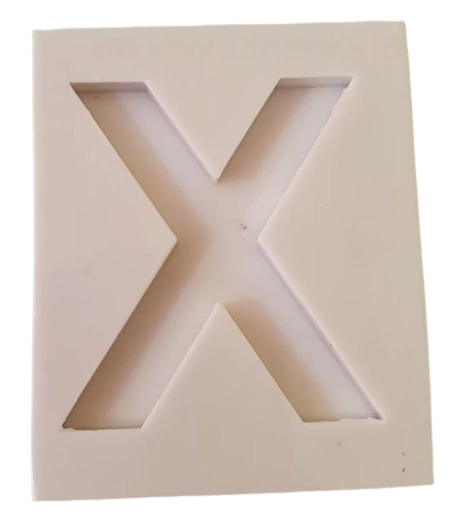 Letra X - 6cm cod 2513