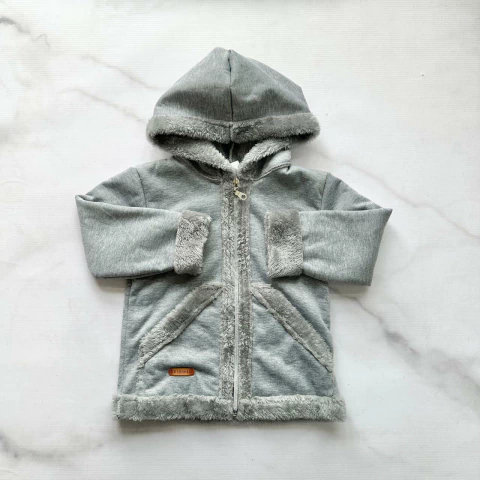 CAMPERA PIEL MELANGE