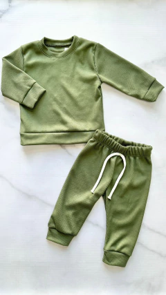 CONJUNTO LISO DE WAFFLE