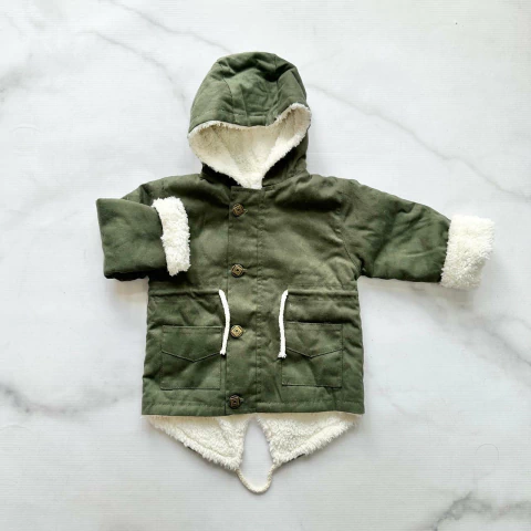 PARKA GABARDINA VERDE