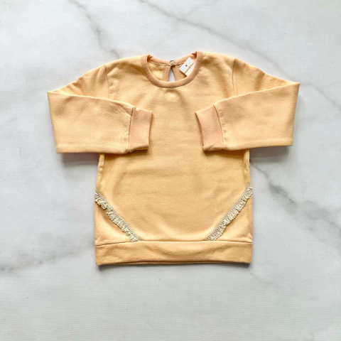 BUZO FRISADO LISO PUNTILLA