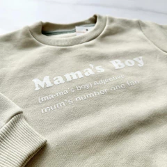 BUZO FRISADO MAMA'S BOY NATURAL - comprar online