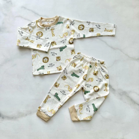 PIJAMA DE ALGODON MANGAS LARGAS