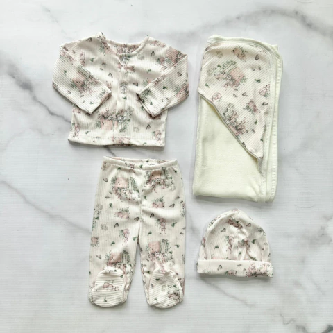 AJUAR 4 PIEZAS MORLEY EN CAJA