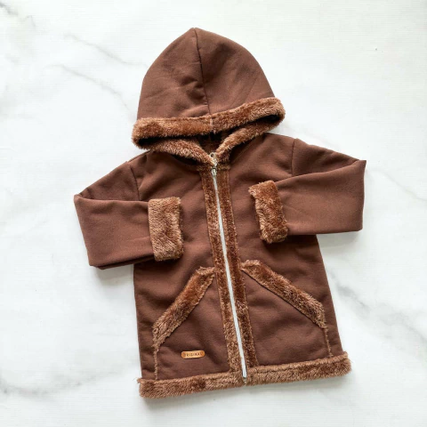 CAMPERA PIEL MARRON