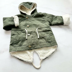 PARKA GABARDINA VERDE - comprar online