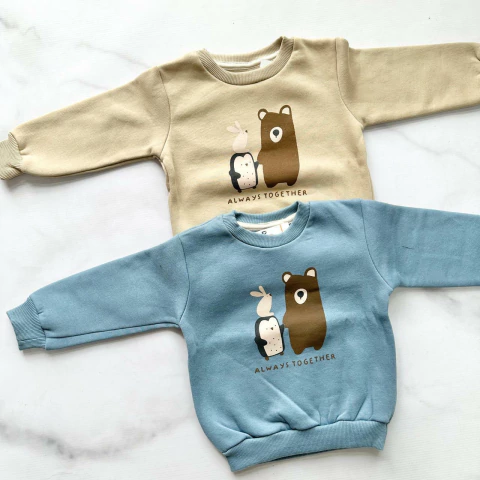 BUZO FRISADO ALWAYS TOGETHER