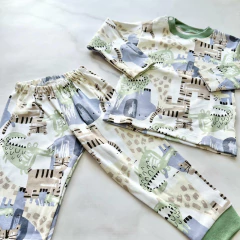 PIJAMA DE ALGODON MANGAS LARGAS - comprar online