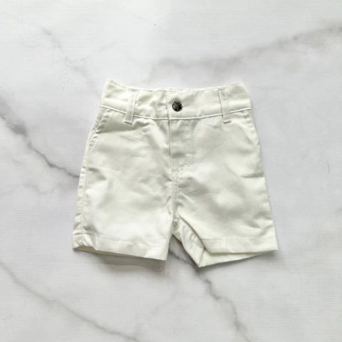 BERMUDA DE GABARDINA BLANCA