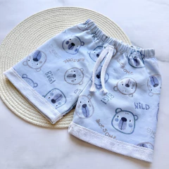 SHORT RÚSTICO ESTAMPADO - dimon kids