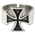 Anillo Cruz de Malta en Plata 925 Regulable - comprar online