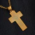 Collar Cruz Padre Nuestro Amén en Oro 18k Laminado - Dije + Cadena - comprar online