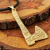 Collar Hacha Vikinga Valknut Aegishjalmur en Oro 18k laminado - Dije + Cordón en internet