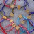Pulsera Clubes Argentinos en Oro 18k laminado e Hilo de Seda - comprar online