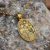 Collar Sagrada Familia en Oro 18k Laminado - Dije + Cadena (Mod. Oval) - comprar online