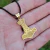 Collar Mjolnir Martillo de Thor en Oro 18k laminado - Dije + Cordón - Remualdi By Amarrarte Joyas – Diseños con identidad y significado