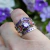 Anillo en Plata 925 con Fases Lunares que Brilla en la Oscuridad - (copia) - online store