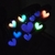 Collares y Aros Corazones Luminosos que Brillan en la Oscuridad | Acero Quirúrgico - comprar online