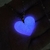 Collares y Aros Corazones Luminosos que Brillan en la Oscuridad | Acero Quirúrgico