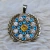 EDICIÓN ESPECIAL: Dije Prendedor Escarapela Argentina Plata 925 en Laureles y Zirconias Cubicas - comprar online