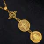 Collar Nudo de Bruja + Tetragramaton + San Benito en Oro 18k Laminado + Cadena en internet