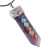 Dije Punta de Amatista con 7 Chakras + Cordón de Regalo