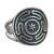 Anillo Nudo de Bruja con Triquetas Doble Caña - (copia)