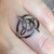 Anillo Nudo de Bruja en Acero Quirúrgico - Amarrarte