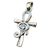 Dije Ankh Llave de la Vida con Zirconia