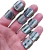 Anillos con Símbolos Grabados en Acero Quirúrgico