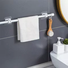 Kit 10 Suportes Adesivos para varão de cortina multiuso - loja online