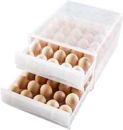 Imagem do 60 ovos Gaveteiro Porta Ovos 2 Gavetas