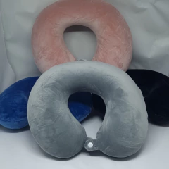 Almofada de Pescoço para Viagem Toque Aveludado Macio - comprar online