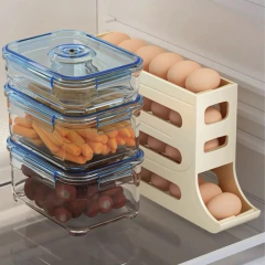 Porta Ovos prático com Rolamento automático 4 Andares - loja online