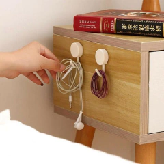 Imagem do Kit 10 Ganchos de Parede Multiuso prático sem furos