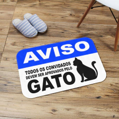 Tapete Decorativo Aprovados pelo Gato na internet