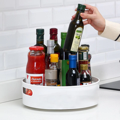 Organizador Bandeja Giratória Multiuso Antiderrapante