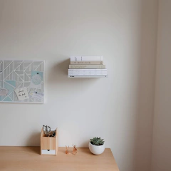 Imagem do Prateleira Invisível de Parede Suporte Estante para Livros