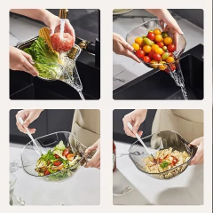 Escorredor de Alimentos Tigela Funil mais praticidade - loja online