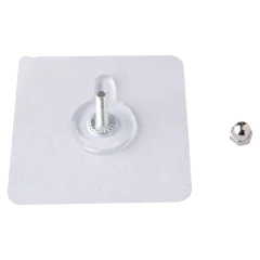 Kit 2 Ganchos Adesivos Multiuso prático sem furos na parede na internet