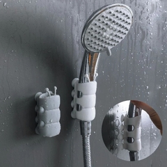 Imagem do Suporte Lagarta para Ducha Chuveiro Taturana com ventosas