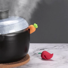 Suporte para tampa de panela em silicone na internet