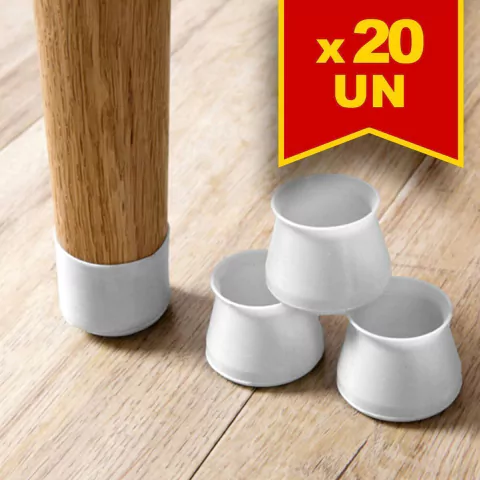 Kit 20 Protetor Pezinho de Mesa Cadeira Móveis em geral