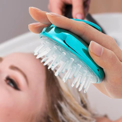 Escova Massageadora Capilar Antiqueda Lava Cabeça Massageia