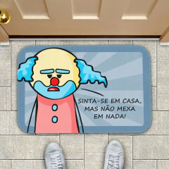 Tapete DrPepper Paiaço Sinta-se em Casa mas não mexa em nada na internet