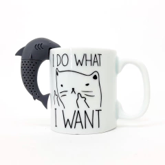 Infusor de Chá Tubarão - silicone - La Criativa | Loja De Presentes Criativos, Utilidades Domésticas, Produtos Para Casa