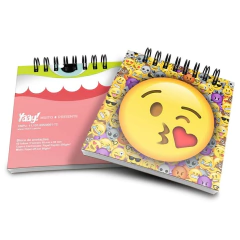 Bloco de Anotações Emoticon - Emoji Beijinho com Amor - comprar online