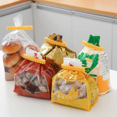 Kit 12 Prendedores Seladores de Embalagem Batata Frita Fries Clips na internet