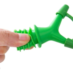 Bico Dosador Duplo para Garrafas Azeite Vinagre em silicone