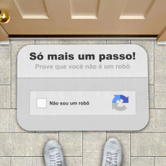 Tapete Decorativo Captcha Eu não sou um Robô - comprar online